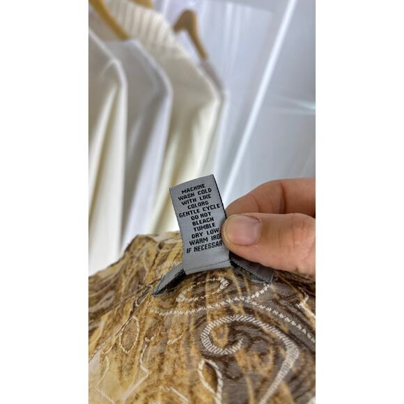 Analogies Plus Women's Size 1X Denim Style Cream Floral Embroidered Jacket #0462 - Picture 8 of 11